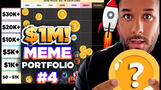 🔥 My MILLIONARE MEME PORTFOLIO amp HOW MUCH  I HAVE IN EACH  Part 4 💰💰💰 [upl. by Eemiaj]