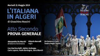 Italiana in Algeri Rossini  Atto Secondo  Stagione Opera amp Balletto 20182019 [upl. by Acilef]