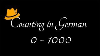 Count in German from 1 to 1000  Numbers Pronunciation [upl. by Arahset545]