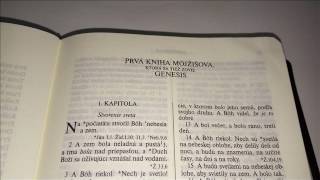 Svätá Biblia  Genesis  1 Mojžišová kniha [upl. by Zwick]