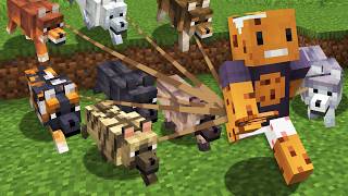 I Collected EVERY NEW WOLF in Minecraft Hardcore [upl. by Friedrich]