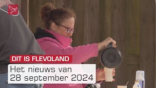 Dit is Flevoland van zaterdag 28 september 2024  Omroep Flevoland [upl. by Ecinna646]