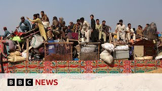 Pakistan starts to arrest Afghanistan refugees  BBC News [upl. by Bozovich]