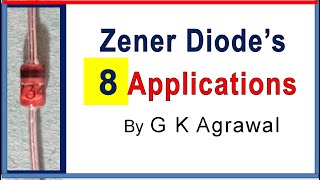 Zener diode 8 Applications of Zener diode [upl. by Edita]