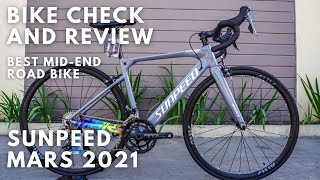 Best MidEnd Road Bike  Sunpeed Mars 2021 Bike Check  PRICE AND SPECS [upl. by Ahseirej]