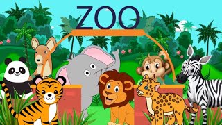 Animal Sounds Song for Children  Lets Go To The Farm amp Zoo Song  Kids Learning Videos [upl. by Adler850]