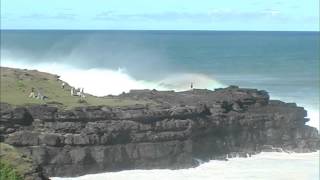 A Day of High Tidal Waves at Gris Gris Mauritius [upl. by Asseniv]