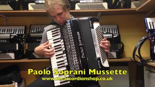 Paolo Soprani Super Paolo 120 Bass Musette Accordion [upl. by Aiclid]