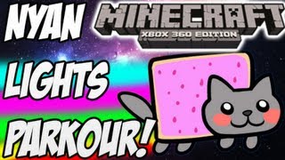 Nyan Lights Parkour  Minecraft Xbox 360 wDownload [upl. by Durant723]