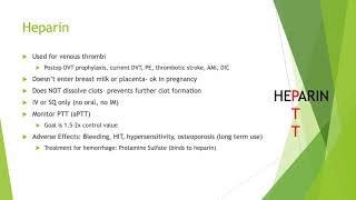 Anticoagulant Antiplatelet Review [upl. by Backer]