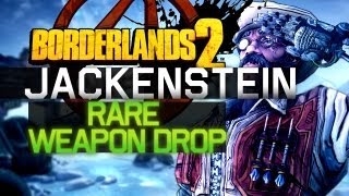 Yellow Jacket Jackenstein Rare Weapon Drop  Red Text Weapon  Borderlands 2 loot [upl. by Keverian9]