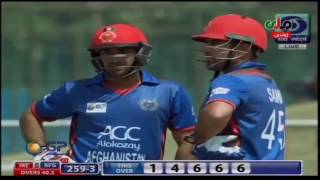 Asghar stanikzai 101 Runs in Afghanistan vs Ireland Second ODI Match 2017 [upl. by Spoor]