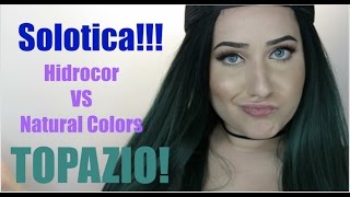 Solotica Lenses Hidrocor VS Natural Colors TOPAZIO [upl. by Gertie]