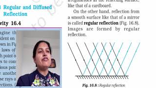 Regular and diffused reflection chapter 16 class 8 science [upl. by Tedder33]