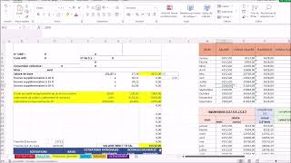 Créer un bulletin de paie sur Excel 11  le licenciement [upl. by Nohpets195]