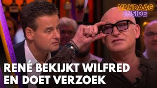 René bekijkt Wilfred aandachtig en doet verzoek Kun je mij een plezier doen  VANDAAG INSIDE [upl. by Yrral]