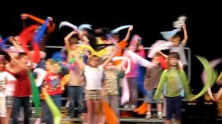 Second Grade Scarf Routine to Primo Vere Ecce Gratum by Carl Orff [upl. by Chloras]