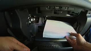 17 Civic Hatchback Air Cabin Filter Removal Inspection Honda 2017 2018 2019 civic fk7 honda [upl. by Hutt327]