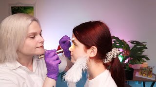 A Real Person ASMR Face Exam amp Facial Sensitivity Test [upl. by Gleeson]