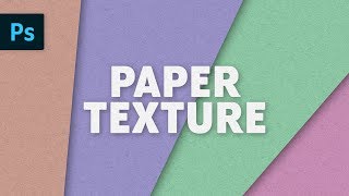 Paper Texture Effect  Photoshop Tutorial [upl. by Nawed964]