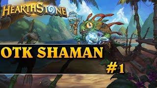 TEN DECK JEST ZAJEFAJNY  OTK SHAMAN 1  Hearthstone Decks std [upl. by Cirad773]