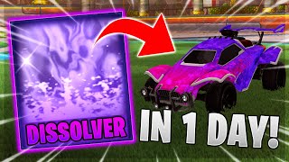 HOW TO GET DISSOLVER IN A DAY Rocket League Trading Step By Step How To Trade For Beginners [upl. by Kenton730]