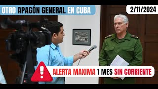 Alerta Maxima en Cuba UN MES SIN CORRIENTE es el Fin y la Caida del REGIMEN de La HABANA [upl. by Hahnke]