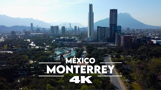 Monterrey Mexico 🇲🇽  4K Drone Footage [upl. by Tedd]