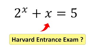 Solving a Harvard University entrance exam [upl. by Gorga]