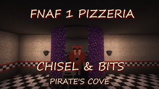 FNaF Minecraft Chisels amp Bits Build  Pirates Cove [upl. by Analrahc]