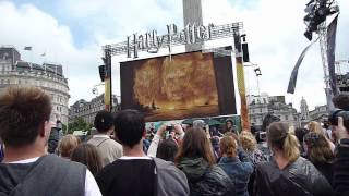 Harry Potter and the Deathly Hallows part 2 trailer at Trafalgar Square [upl. by Yral]