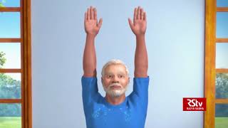 PM Modi shares animated video of Padahastasana promotes yoga [upl. by Hirsch422]