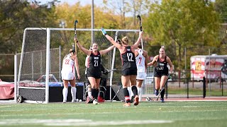 Highlights  IUP Field Hockey vs DYouville 101324 [upl. by Anelra374]