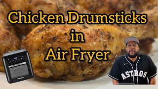 Chicken Drumsticks in the Air Fryerairfryerrecipesfood airfryercooking airfryer recipe [upl. by Cobby]