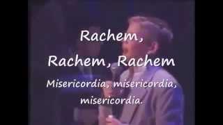 RACHEM RAJEM MERCY M Shapiro amp Y Shwekey  Eng Lyrics too [upl. by Arbma]