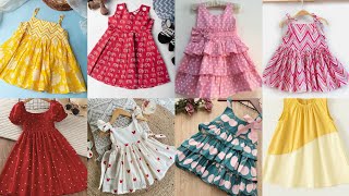 Trending girls frocks design 👗2024stitching ideasbaby girl frocks design [upl. by Monarski139]