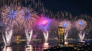 New York City Macys 4th of July Fireworks 2024 on Hudson River 4K HDR  Biggest Fireworks in USA [upl. by Raamal]