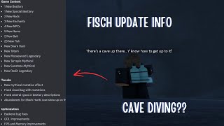 🎣FISCH UPDATE INFO🎣ROBLOX [upl. by Ekyt]