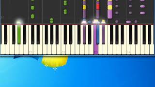 Gina G Just A Little Bit Ooh Aah Synthesia Piano Piano Tutorial Synthesia [upl. by Melac]