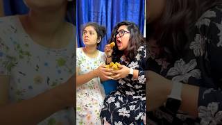 Fried chicken challenge cheydham bigiluuu🔥ishqyouall swv telugu funny comedy shorts youtube [upl. by Brewer]