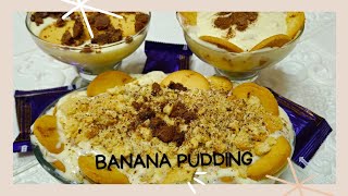 Magnolia bakery inspired banana pudding without nilla wafer instant pudding mix and whipped cream [upl. by Felic249]