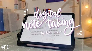 indo sub android digital note taking on my samsung tab s6 lite✏  with samsung notes app [upl. by Marrissa]