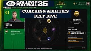 Coaching Abilities amp Archetypes in CFB 25  EA Sports College Football 25 [upl. by Ayom]