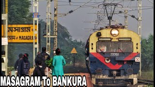 Masagram To Bankura Jn Train Journey Vlog by MEMU TrainFull journey coverage Masagram To Bankura JN [upl. by Ibocaj]