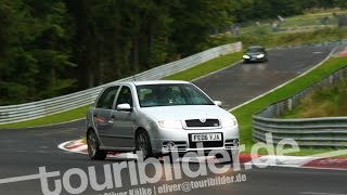 Fabia VRS Nurburgring footage [upl. by Nallad]