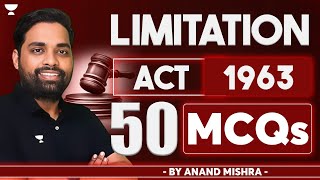 MCQs of Limitation Act 1963  Anand Mishra  Unacademy Judiciary [upl. by Tristram527]