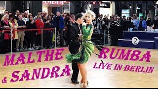 Malthe Brinch Rohde amp Sandra Sorensen  Rumba Live in Berlin dance latin dancer musik [upl. by Locin]