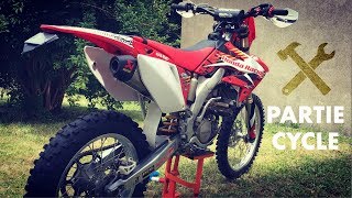 DEMONTAGE HM 250 CRF 1 CYCLE [upl. by Rurik]