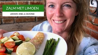 ZALM MET LIMOEN  lekker snel amp gezond  Nicole  Culicool [upl. by Barnabas]