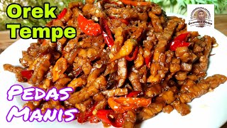 Orek TempeKering Tempe Masak Tempe untuk Lauk di Tanggal Tua [upl. by Naimaj]